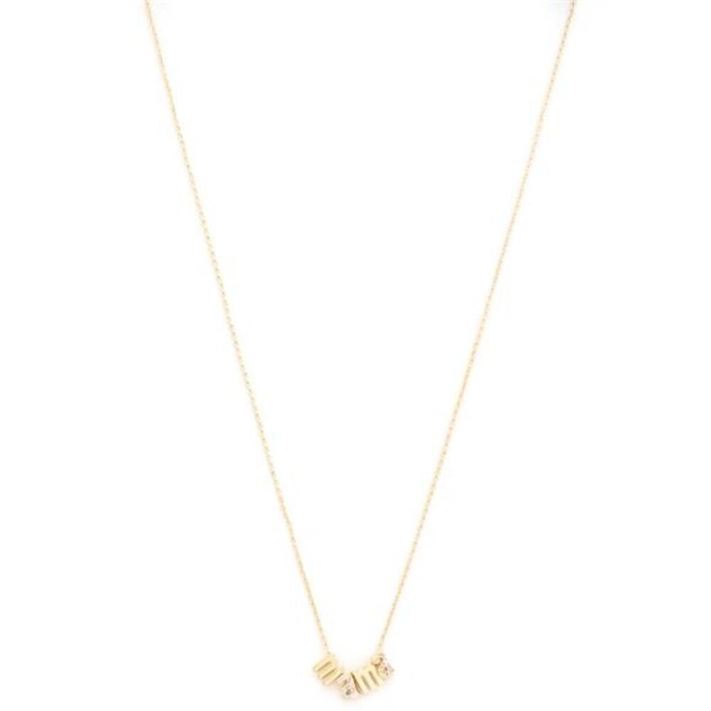 Mama Gold And Silver Tone 14 Inch Necklace